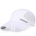 thumbnail image 1 of GZWYHT Baseball Caps,Trucker Hats Adult Mesh Hat Quick-Dry Collapsible Sun Hat Outdoor Sunscreen Baseball Cap WH Running Hat,Unisex Baseball Cap White, 1 of 2
