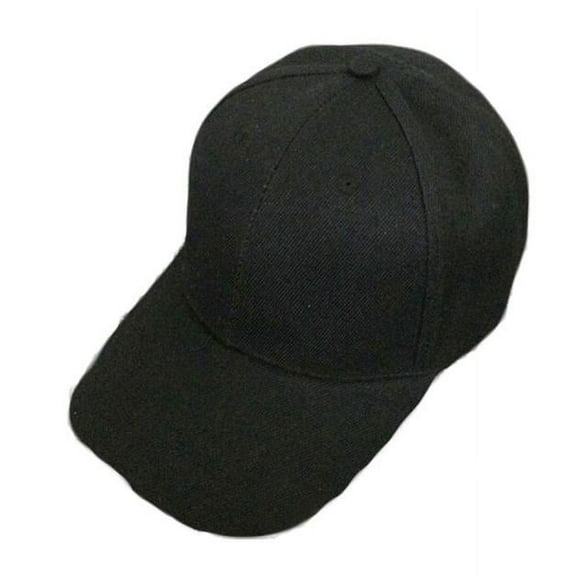 GZWYHT Baseball Caps,Trucker Hats Baseball Cap Blank Hat Solid Color Adjustable Hat Black Running Hat,Unisex Baseball Cap Black