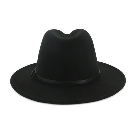 GZWYHT Baseball Caps,Trucker Hats Two Tone Red Bottom Wide Wool Fedora Hat Panama Hat Casual Jazz Hats For Men Women Beach Hats,Running Hat Black