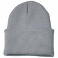 thumbnail image 1 of GZWYHT Baseball Caps,Trucker Hats Unisex Slouchy Knitting Beanie Hip Hop Cap Warm Winter Ski Hat Running Hat,Unisex Baseball Cap Grey, 1 of 2