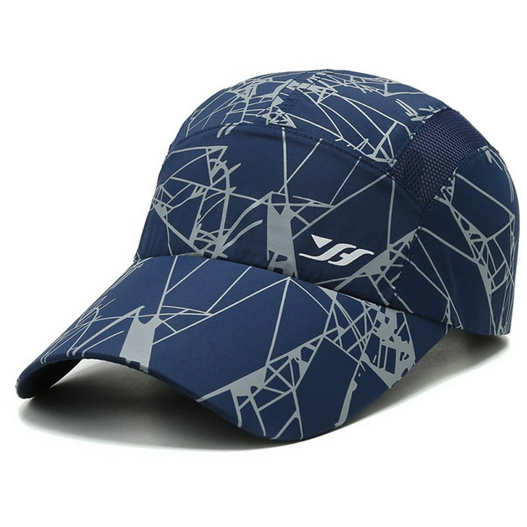 GZWYHT Baseball Caps Trucker Hats Vintage Cotton Washed Adjustable Baseball Caps Men Unstructured Low Profile Plain Classic Retro Dad Hat Running Hat Unisex Baseball Cap Dark blue Walmart