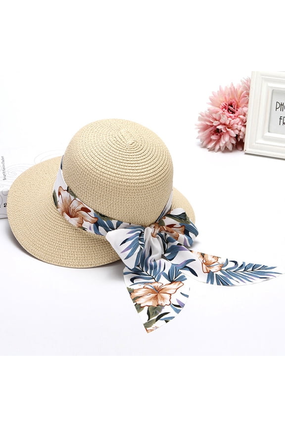Beach Hats,Sun Hats Women Summer Wide Straw Hat Beach Foldable Sun Hats Floppy Roll Up Protection Sun Cap UPF 50+ Caps Wide Brim Hats,Hats for Women B