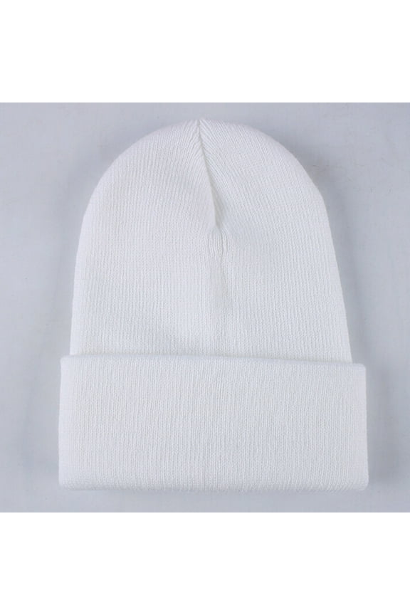 Baseball Caps,Trucker Hats Unisex Slouchy Knitting Beanie Hip Hop Cap Warm Winter Ski Hat Running Hat,Unisex Baseball Cap White
