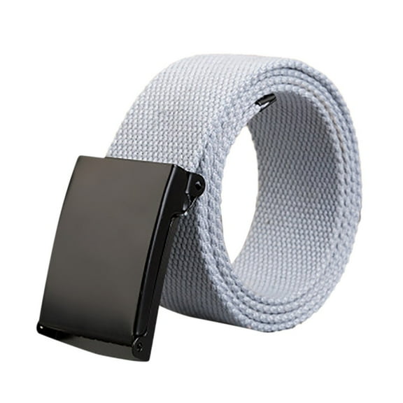 GZWYHT Belts for Women,Western Belts Fashion Belt Buckle Women Nylon Belt Fans Automatic Men Canvas Belt Leather Belt,Work Belt,Womens Belt Grey