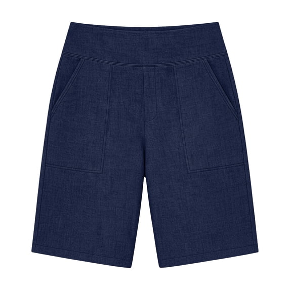 GZWYHT Bermuda Shorts For Women,Womens Casual Shorts Shorts For Women Womens Dress Shorts Workout Shorts Womens Long Shorts Ladies Shorts Womens Golf Shorts Blue XL