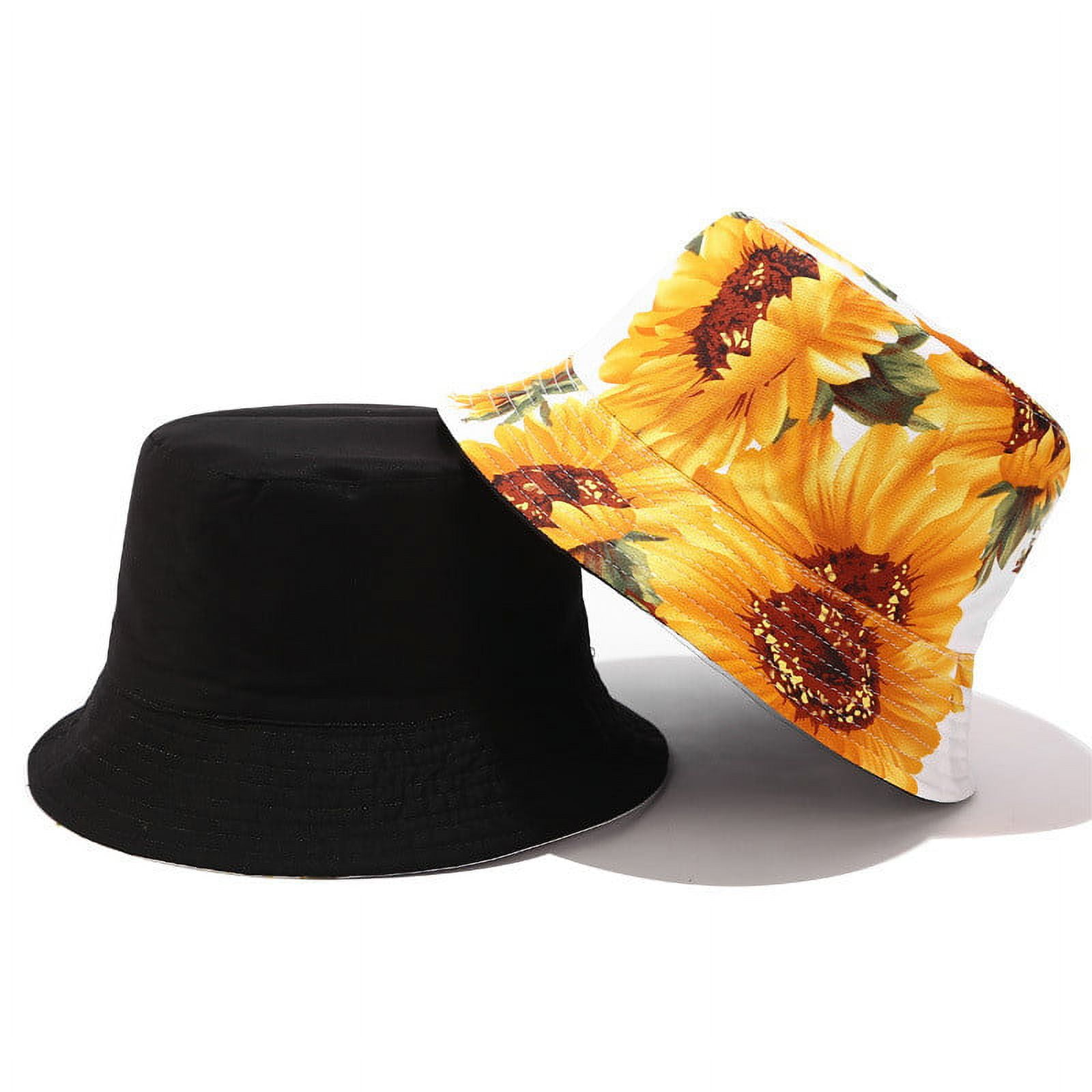 GZWYHT Bucket Hats,Sun Hats Men Women Printing Double-sided Wearing ...