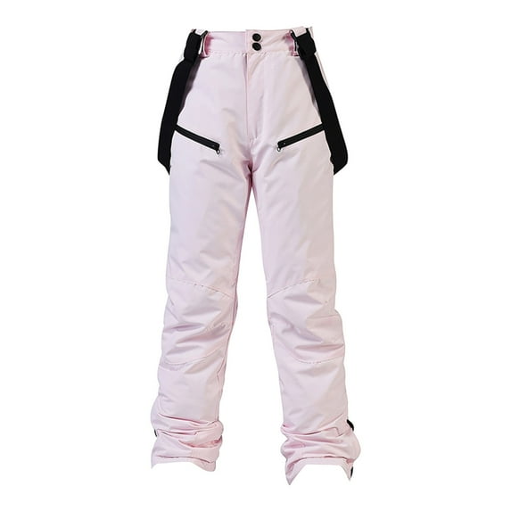 GZWYHT Cargo Pants Women,Work Pants,Women's Insulated Bib Overalls Solid Color Suspenders Trousers,Pants for Women,Palazzo Pants,Cargo Sweatpants,Pink,M