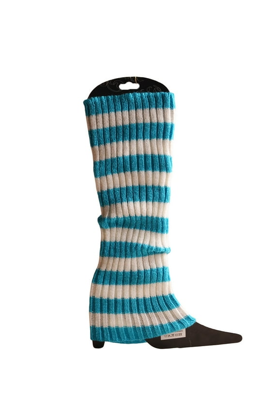 Crew Socks,Knee High Stockings Colorful Fluorescent Woolen Knitted Socks For Warm Feet Set Halloween Dressing Accessories Party Thick Leg Set Dress Socks,Slouch Socks,Compression Socks T