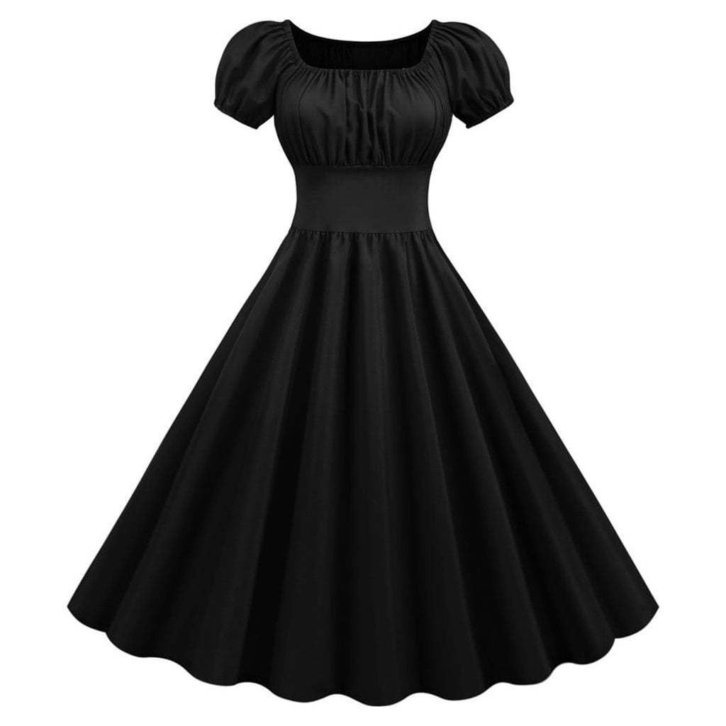 GZWYHT Dresses for Women 2024,Prom Dresses Women Summer Square Neck