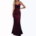 thumbnail image 1 of GZWYHT Dresses for Women 2025,Prom Dresses Women's solid color slim show Suspender large swing long dress gown skirt Formal Dresses,Graduation Dress,Red Dress,Flowy Dresses L, 1 of 5