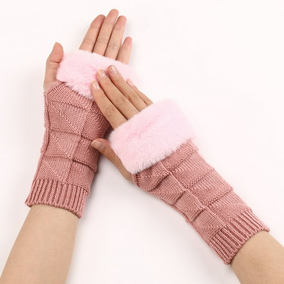 GZWYHT Gloves for Cold Weather,Winter Gloves Winter Gloves For Women Warm Glove Windproof Elastic Texting Black Gloves Women Thermal Gloves Fingerless Gloves,Work Gloves,Gloves for Women Pink
