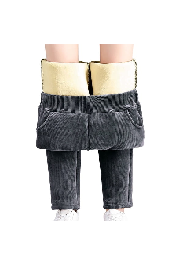 Harem Pants,Petite Pants,Women's Jogging Bottoms Warm Winter Jogging Bottoms Lined Thermal Fleece Sports Trousers,High Waisted Pants,Pants for Women,Baggy Pants,Grey,L