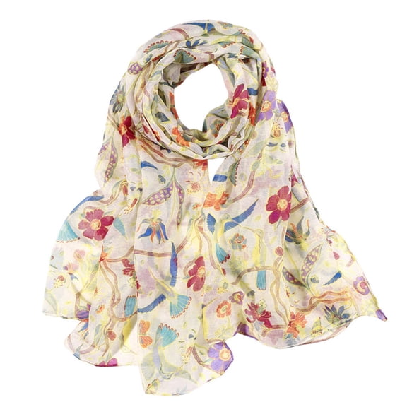 GZWYHT Head Scarf For Women,Summer Shawl Art Print Soft Feel Scarf For Women Fringed Shawl Lady Light Soft Boho Scarf For Women Solid Scarf Wrap