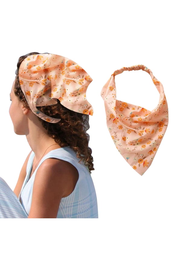 Headbands for Women,Hair Accessories Floral Hair Bandanas Head Kerchief Women Bandana Print Hair Scarf Triangle Hair Kerchief With Ties Head Scarf Hair Bands,Head Scarf,Hair Ties J