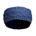 thumbnail image 1 of GZWYHT Headbands for Women,Hair Accessories Solid Knitting Wool Empty Top Pullover Hat Hair Band Warm Temperament Hair Band Headdress Hair Bands,Hair Ties,Workout Headbands Navy, 1 of 3