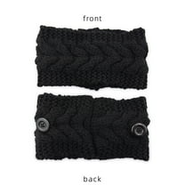 GZWYHT Headbands for Women,Hair Accessories Unisex Elastic Knitted Thermal Head Hairband Sweet Girls Sport Hair Accessories Skincare Headband,Hair Bands,Hair Ties Black