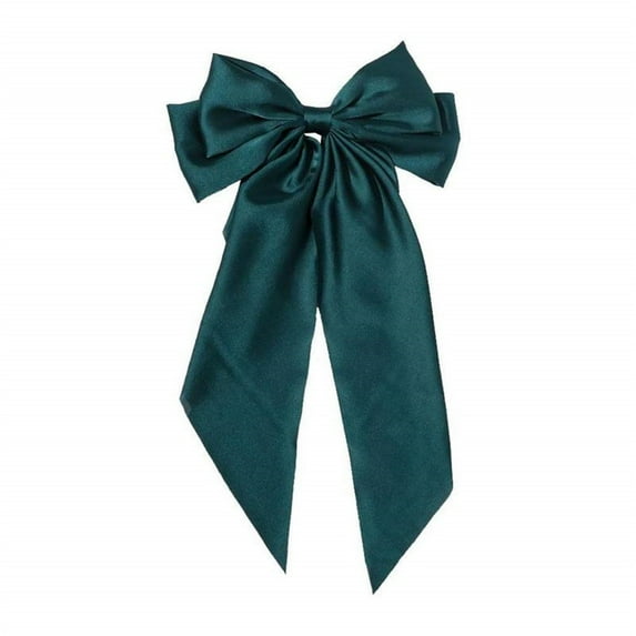 GZWYHT Headbands for Women,Hair Accessories Women Fashion Ribbon Hairclip Vintage Satin Bow Bowknot Hairpin Hair Clip Hair Bands,Hair Ties,Workout Headbands Green