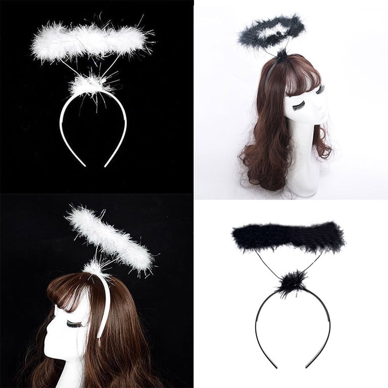 GZWYHT Headbands for Women,Hair Accessories Ladied Angel Headband Fancy Dress Party Hairband New Hair Bands,Hair Ties,Workout Headbands Black - Walmart.com GZWYHT Headbands for Women,Hair Accessories Ladied Angel Headband Fancy Dress Party Hairband New Hair Bands,Hair Ties,Workout Headbands Black - Walmart.com