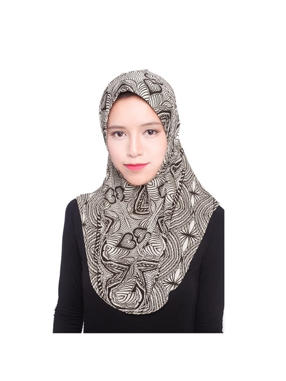 Hijabs For Women Muslim,Instant Hijab Chiffon Shawl Jersey Hijab Muslim Headscarf Shawl Hijab Scarf For Women Modal Hijab Lightweight Scarf Prayer Hijab Brown