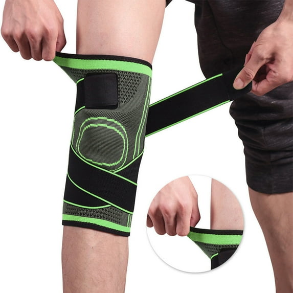 GZWYHT Knee Sleeve,Knee Brace Unisex Compression Knee Sleeve Support Running Basketball Lift Knee Pads Knee Pads,,Leg Compression Sleeve Green L