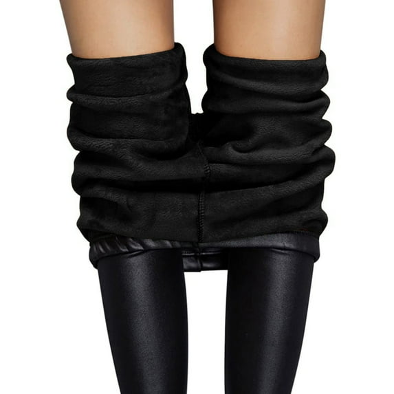 GZWYHT Leggings for Women,Petite Pants,Womens Faux Leather Leggings Stretch High Waisted Pleather Pu Pants& Warm Pants,Tights for Women,Pants for Women,Leather Pants,C,4XL
