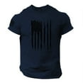 thumbnail image 1 of GZWYHT Mens T-Shirts,Tshirts Shirts Summer Men'S Us Flag Logo Casual Fitness 3d Printed Short Sleeved T Shirt Workout Shirts,Men Clothing Navy 6XL, 1 of 2