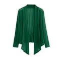 thumbnail image 1 of GZWYHT Open Front Cardigan for Women Cardigan Sweaters Shrugs for Women Lightweight Summer Cardigan Womens Long Cardigan Drape Fall Cardigan Ruffle Cardigans for Women Multicolor 3XL, 1 of 5