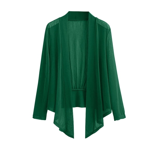 GZWYHT Open Front Cardigan for Women Cardigan Sweaters Shrugs for Women Lightweight Summer Cardigan Womens Long Cardigan Drape Fall Cardigan Ruffle Cardigans for Women Multicolor 3XL