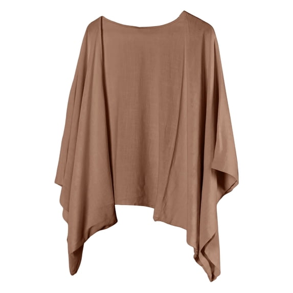 GZWYHT Open Front Cardigan for Women Thin Cardigans for Women Plus Size Cardigan for Women Draped Ruffles Cardigan Drape Fall Cardigan Shrugs for Women Flowy Cardigan Gold 2XL