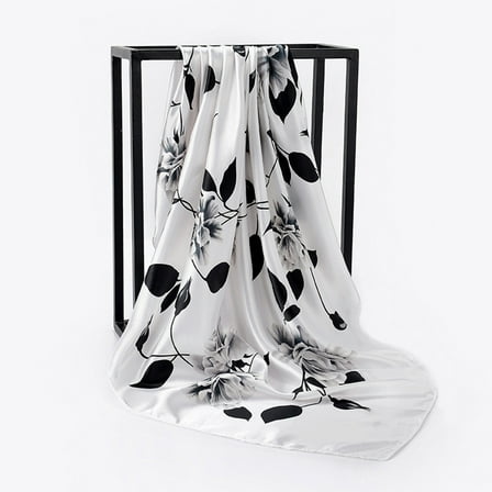 GZWYHT Scarves for Women Lightweight,Scarves 90X90CM Women Point Printing Scarf Fashion Retro Female Multipurpose Shawl Scarf Neck Scarf,Clearance,Womens Scarves A