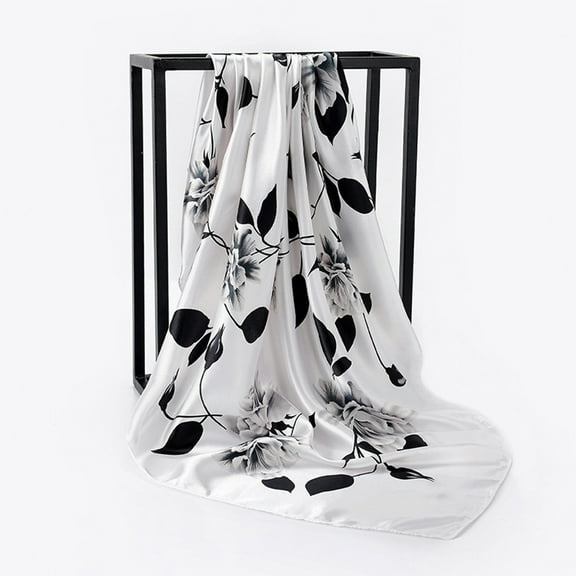 GZWYHT Scarves for Women Lightweight,Scarves 90X90CM Women Point Printing Scarf Fashion Retro Female Multipurpose Shawl Scarf Neck Scarf,Clearance,Womens Scarves A