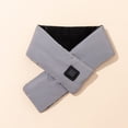 thumbnail image 1 of GZWYHT Scarves for Women Lightweight,Scarves Heated Scarf Neck Heating Pad Men And Women Rechargable Heated Neck Warmer Wrap USB Thermal Scarfs Neck Scarf,Clearance,Womens Scarves Gray 2, 1 of 8
