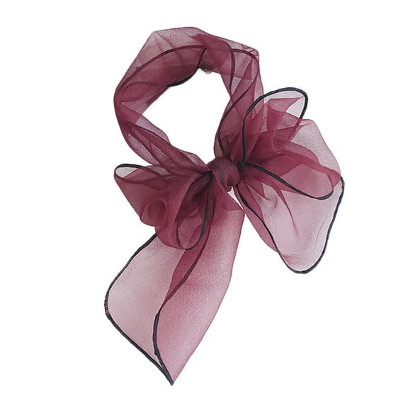 GZWYHT Scarves for Women Lightweight,Scarves Vintage Elegant Designs Silk Satin Feel Ladies Small Square Head Neck Scarf Neck Scarf,Clearance,Womens Scarves Red