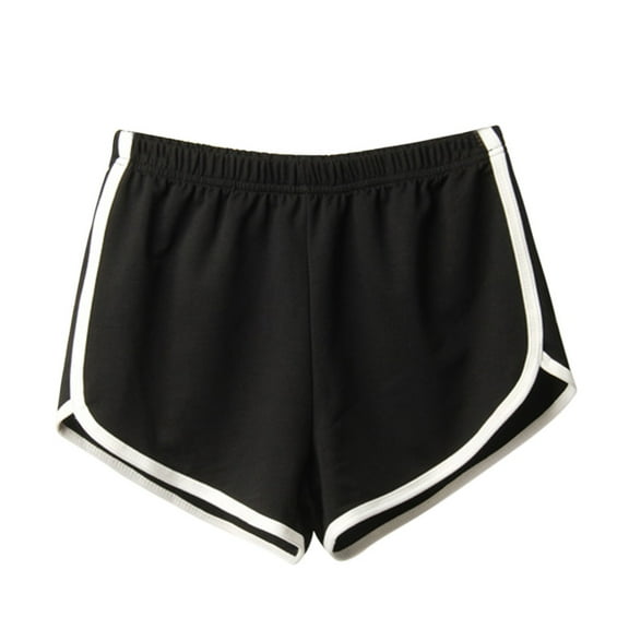 GZWYHT Shorts for Women,Running Shorts,Women Beach Short Pants Casual Sport Shorts Summer Pants,Workout Shorts,Athletic Shorts,Summer Pants,Black,L