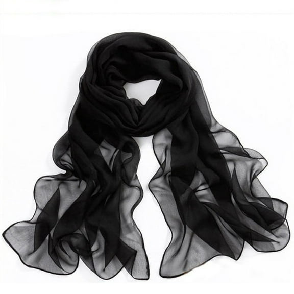 GZWYHT Silk Scarf,Scarves for Women Lightweight Womens Solid Color Chiffon Silk Scarf Candy Color Scarf Neck Scarf,Clearance,Womens Scarves B
