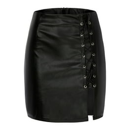 Faux leather skirt walmart hotsell