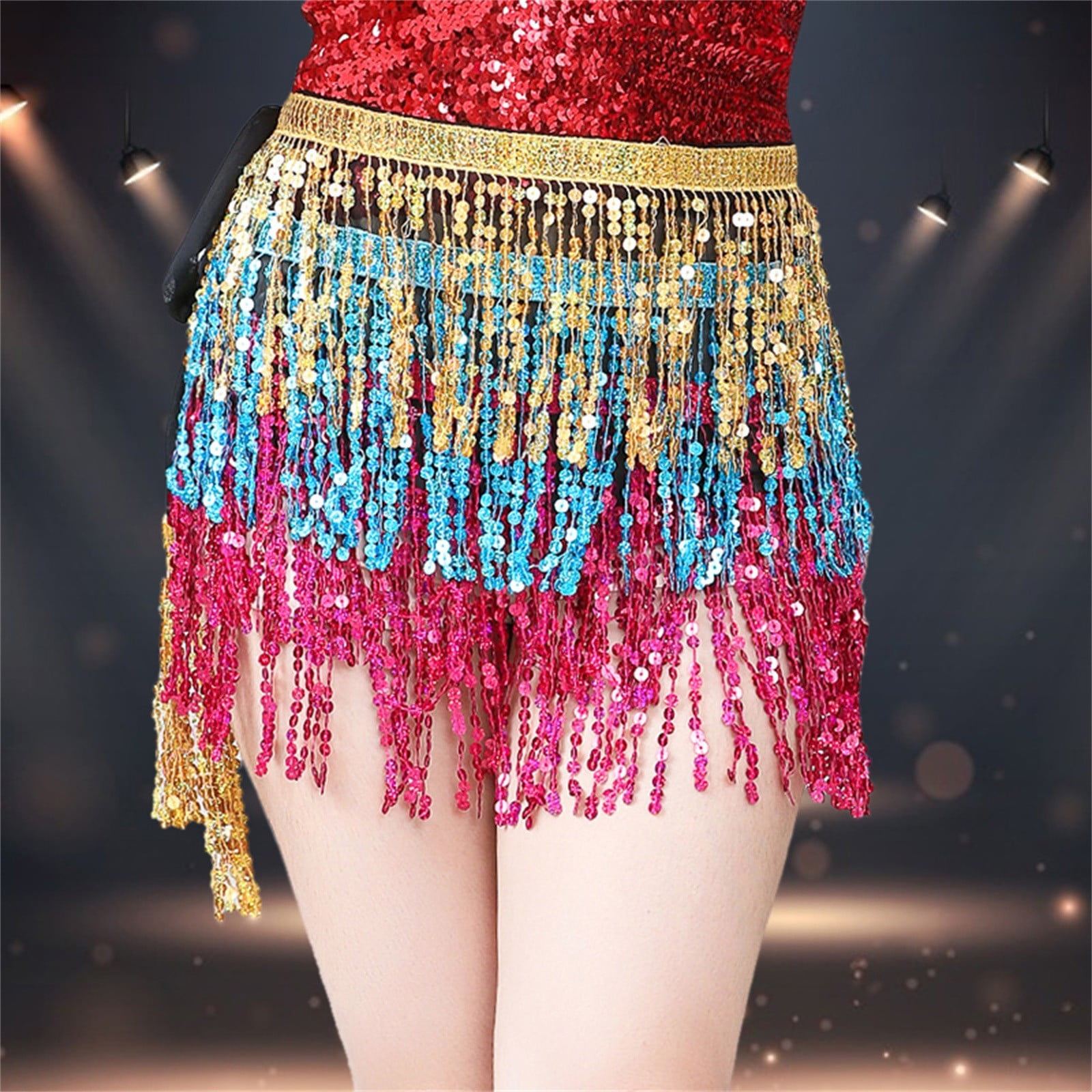 【MUCENT】HEDI SETUP GLOSSY STRING SKIRT★25SS★ GZWYHT Skirts for Women,Mini Skirt Sequin Fringe Women's