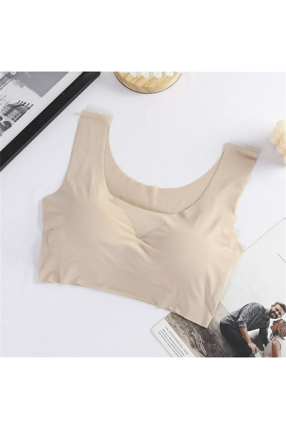 Sports Bras Bralettes for Women,Seamless Bras For Women Ultra Thin Padded Comfort Wireless Bra Breathable Bralette For Sleep Everyday Bra,Bras for Women,Wireless Bras,Seamless Bras