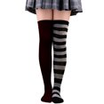 thumbnail image 1 of GZWYHT Thigh High Socks for Women Fuzzy Socks Programmer Socks Rainbow Socks Over the Knee Socks Cute Stockings Leg Warmers Legging Socks Winter Socks Halloween Cosplay Daily Wear Multicolor A, 1 of 2