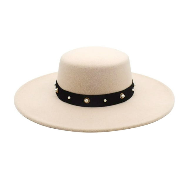 GZWYHT Trapper Hats,Fascinators Hats Fedora Elegant Winter Wool Bucket ...