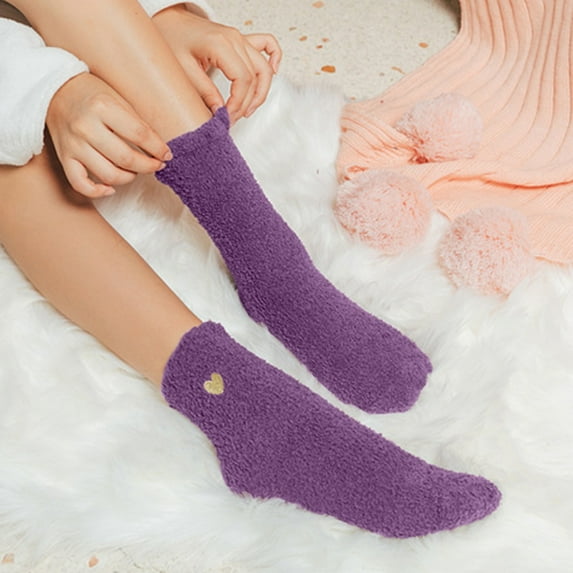 GZWYHT Valentines Outfits for Women Ankle Socks Crew Socks A Pair Of Women Casual Animal Print Cotton Pattern Lady Socks Tube Comfortable Socks Socks for Women Valentines Day Gifts Purple One Size