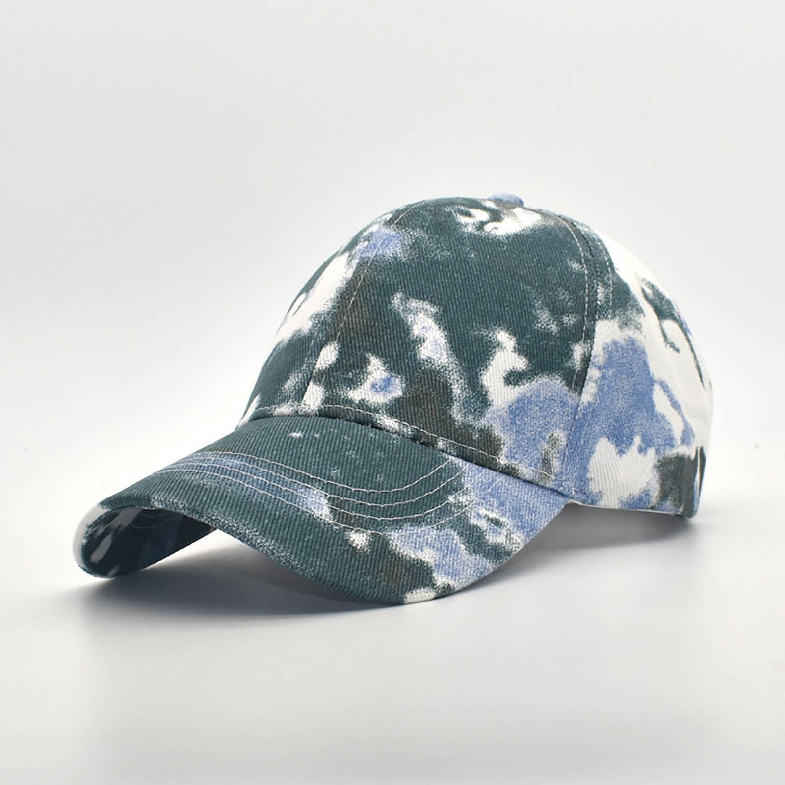 GZWYHT Visors,Visor Hats Tie Dye Baseball Cap Men's And Women's Fashion