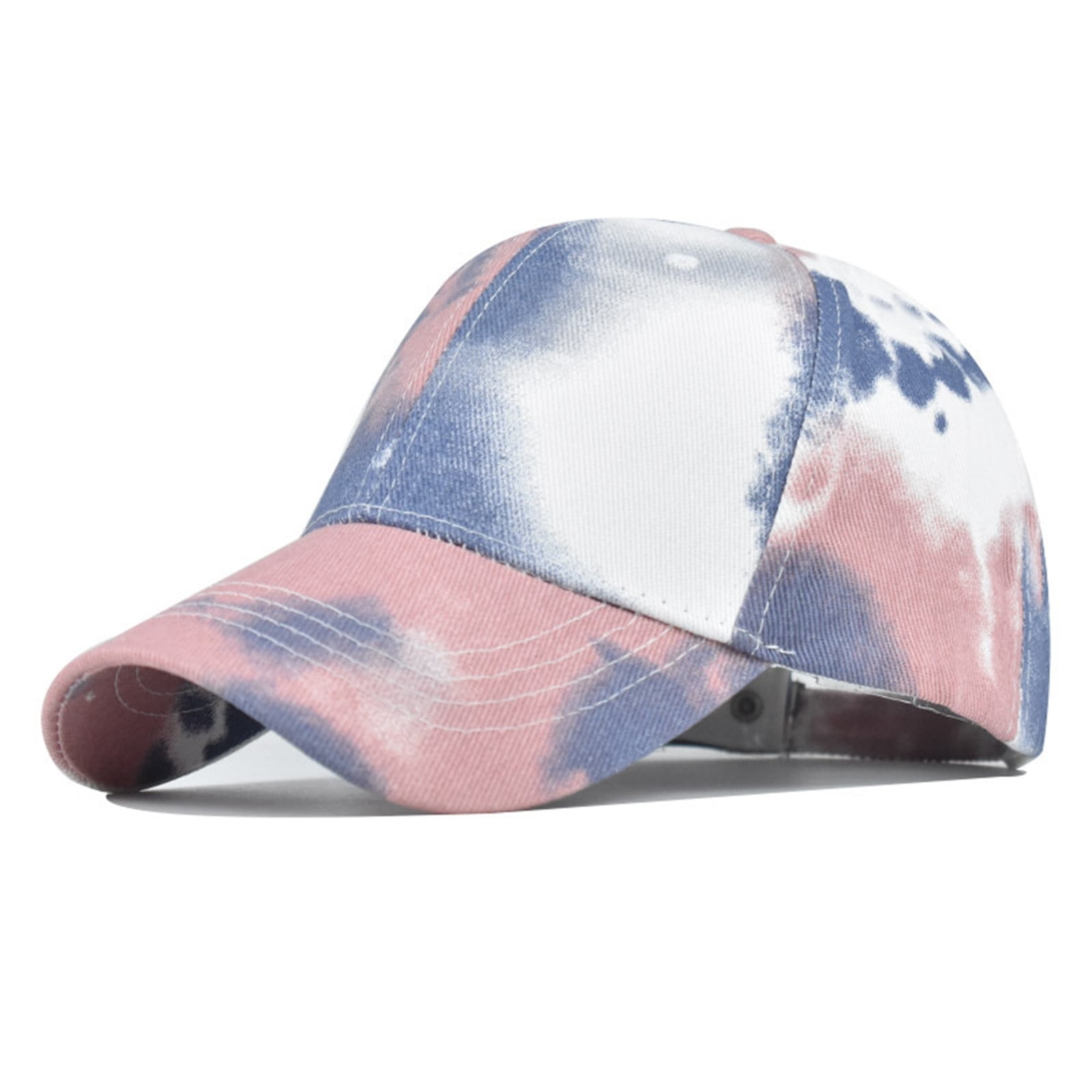 GZWYHT Visors,Visor Hats Women Casual Tie Dye Printed Colorful Baseball