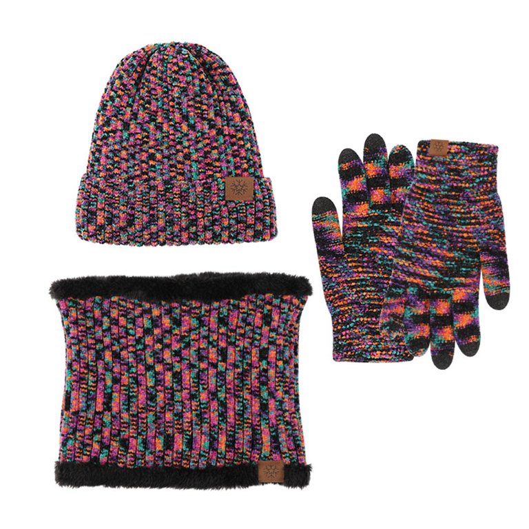 GZWYHT Womens Hats, Gloves Scarves,Winter Hats Hat Scarf Gloves