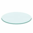 thumbnail image 1 of GZXS 36" Round Clear Tempered Glass Table Top 1/2" Thick Beveled Polished Edge, 1 of 10