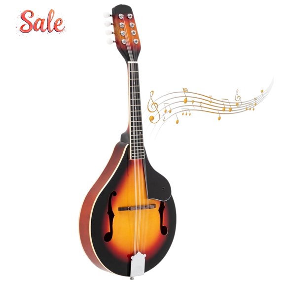GZXS A Style Mandolin Instrument, 8 String Beginner Mandolins, Sunset