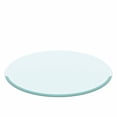 thumbnail image 1 of GZXS Clear Tempered Glass Table Top 40 Inch Round, 2/5" Inch Thick Beveled Polished Edge, Transparent, 1 of 10