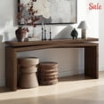 thumbnail image 1 of GZXS Console Table, 60 Inch Farmhouse Sofa Table, Behind Couch Table for Entryway, Hallway, Living Room, Easy Assembly, Deep Rustic Brown, 1 of 8