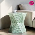 thumbnail image 1 of GZXS Hexagon Side Table, 19" Accent End Table, Decorative Accent Table for Living Room, Green, 1 of 6
