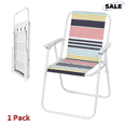 thumbnail image 1 of GZXS Portable Folding Chair, Outdoor Camping Chair, Lightweight Beach Chair for Lawn, Deck, Poolside, Colorful Stripes, 1 of 9